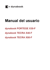 Dynabook TECRA X50-F Manual Del Usuario