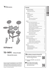 Roland V-Drums TD-1KPX Manual Del Usuario