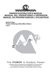 Maruyama BM240 Manual Del Propietario U Operador