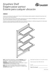 Sauder 418004 Manual De Instrucciones
