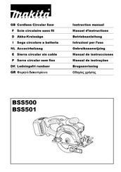 Makita BSS501 Manual De Instrucciones