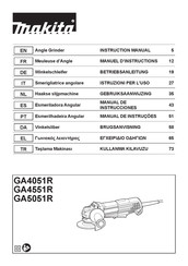 Makita GA5051R Manual De Instrucciones