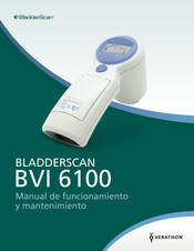 Verathon BladderScan BVI 6100 Manual De Funcionamiento Y Mantenimiento