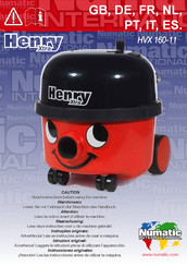 Numatic Henry Xtra Instrucciones Originales