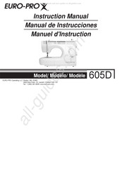 EURO-PRO 605D Manual De Instrucciones