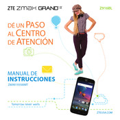 ZTE ZMAX GRAND Z916BL Manual De Instrucciones