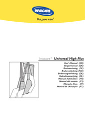 Invacare Universal High Plus Manual Del Usuario