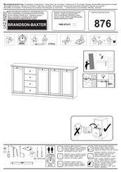 trendteam BRANDSON-BAXTER 1860-876-01 Instrucciones De Montaje