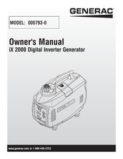 Generac 005793-0 El Manual Del Propietario