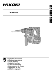 HIKOKI DH 18DPA Instrucciones De Manejo
