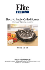 MAXI-MATIC Elite Cuisine ESB-301 Manual Del Usuario