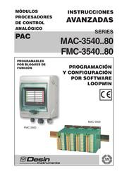 Desin Instruments MAC-354080 Serie Instrucciones Avanzadas