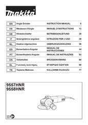 Makita 9558HNR Manual De Instrucciones