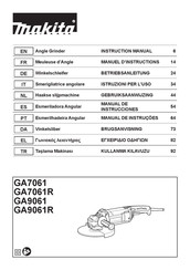 Makita GA9061 Manual De Instrucciones