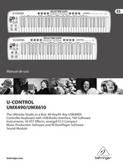 Behringer U-CONTROL UMX490 Manual De Uso