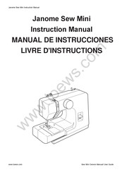 Janome Sew Mini Manual De Instrucciones