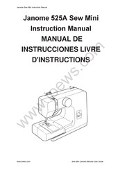 Janome 525A Sew Mini Manual De Instrucciones