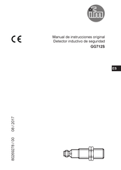 IFM GG712S Manual De Instrucciones Original