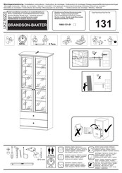 trendteam BRANDSON-BAXTER 1860-131-01 Instrucciones De Montaje