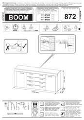 trendteam BOOM 1111-872-59 Instrucciones De Montaje