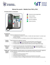 Cisco 7911 Manual De Usuario