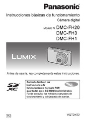 Panasonic LUMIX DMC-FH20 Instrucciones Básicas De Funcionamiento