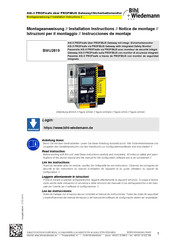 Bihl+Wiedemann BWU2819 Instrucciones De Montaje