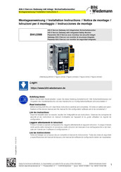 bihl+Wiedemann BWU2588 Instrucciones De Montaje