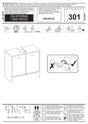 trendteam 1623-301-03 Instrucciones De Montaje