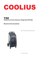 COOLIUS Y50 Manual De Funcionamiento