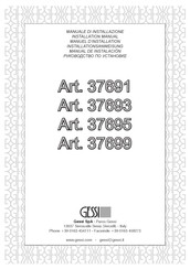 Gessi 37691 Manual De Instalación