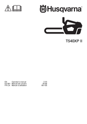 Husqvarna T540XP II Manual Del Usuario