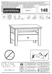 trendteam UNIVERSAL 1100-148-01 Instrucciones De Montaje