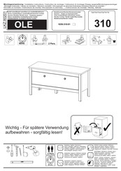 trendteam OLE 310 Instrucciones De Montaje