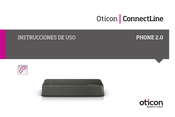 Oticon ConnectLine Phone 2.0 Instrucciones De Uso