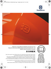 Husqvarna 553RBX Manual De Instrucciones