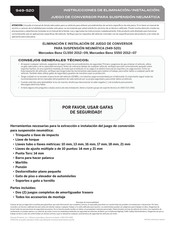 Dorman 949-520 Instrucciones De Eliminación / Instalación