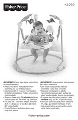Fisher-Price K6070 Guia De Inicio Rapido