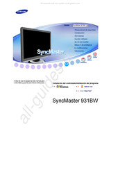 Samsung SyncMaster 931BW Manual Del Usuario