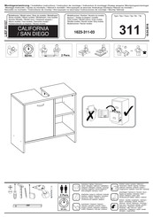 trendteam 1623-311-03 Instrucciones De Montaje