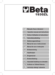 Beta 1930ZL Manual De Uso E Instrucciones