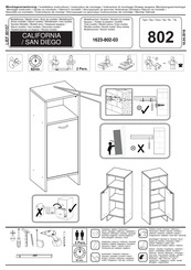 trendteam 1623-802-03 Instrucciones De Montaje