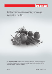 Miele KS 28463 D Instrucciones De Manejo