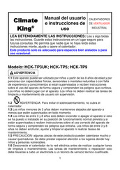 Climate King HCK-TP5 Manual Del Usuario