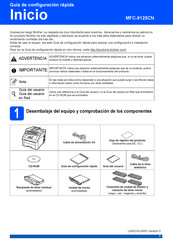 Brother MFC-9125CN Guía De Configuración Rápida