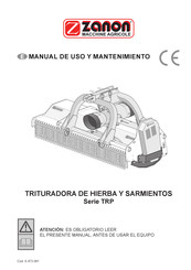 zanon TRP Serie Manual De Uso Y Mantenimiento