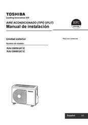 Toshiba RAV-SM803AT-E Manual De Instalación