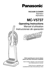 Panasonic Quickdraw MC-V5737 Instrucciones De Operación