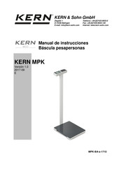 KERN MPK-BA-s-1710 Manual De Instrucciones