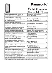 Panasonic FZ-T1 Serie Manual De Referencia